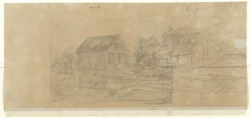 Nederlands landschap met boerderij Wall Art by Thomas Cool - High-Resolution Digital Print