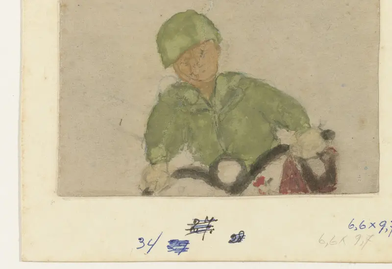 Nederlandse soldaten nemen hun buit mee naar huis Wall Art by Mohammad Toha Adimidjojo - High-Resolution Digital Print