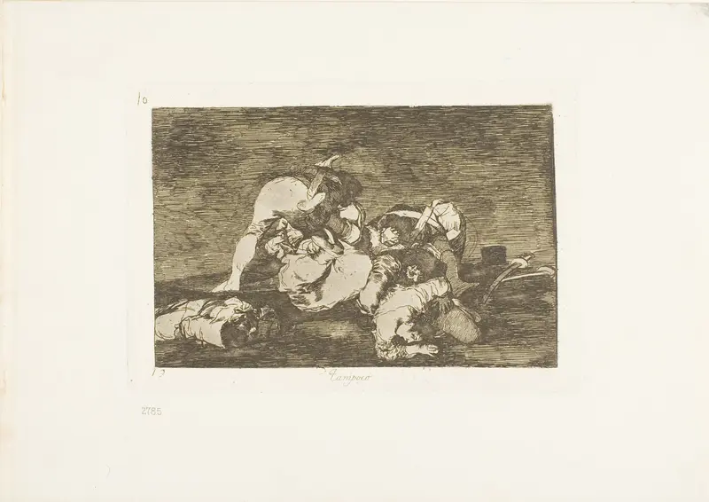 Neither do these, plate ten from The Disasters of War