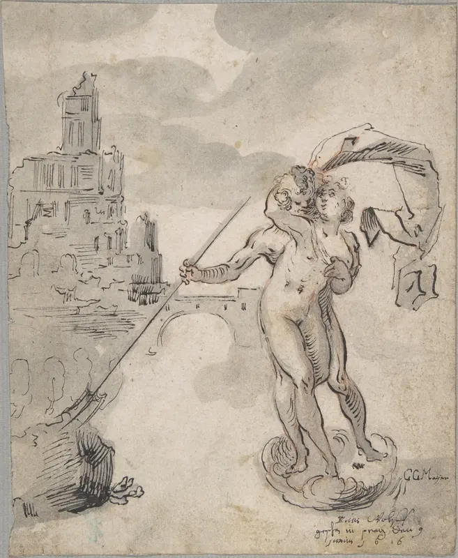 Neptune and Amphitrite Wall Art by Elias Wolff, the Elder - High-Resolution Digital Print
