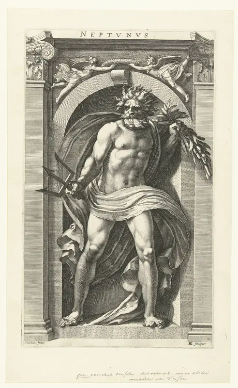 Neptunus Wall Art by Hendrick Goltzius - High-Resolution Digital Print