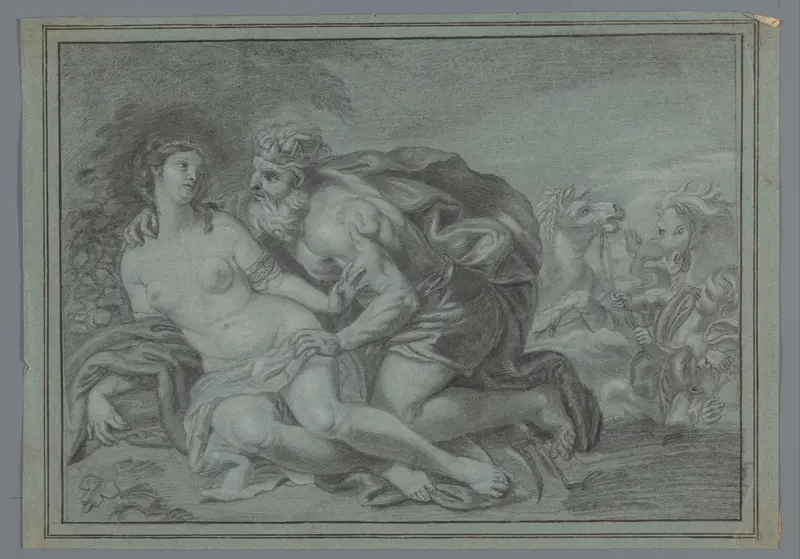 Neptunus met een nimf Wall Art by anonymous - High-Resolution Digital Print