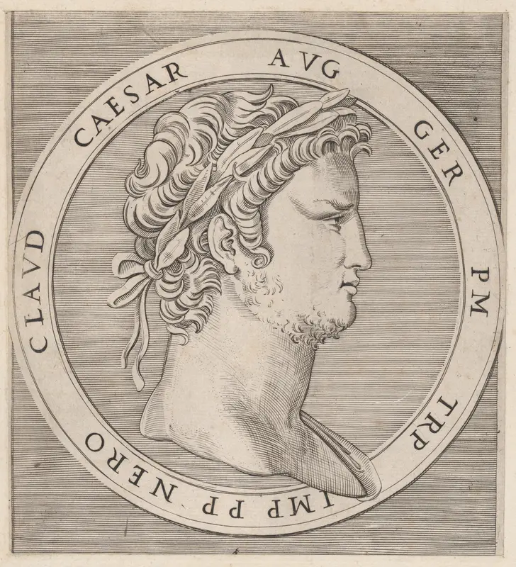 Nero, from The Twelve Caesars, from "Speculum Romanae Magnificentiae"