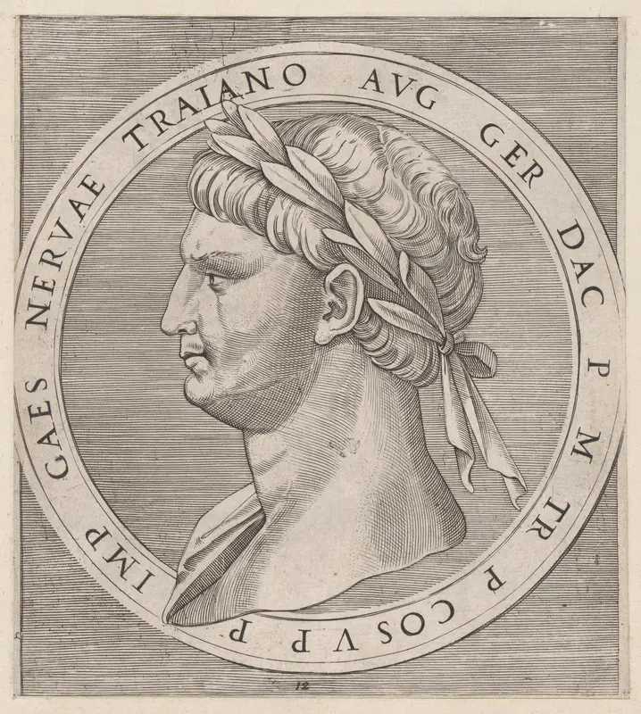 Nerva, from The Twelve Caesars, from "Speculum Romanae Magnificentiae"