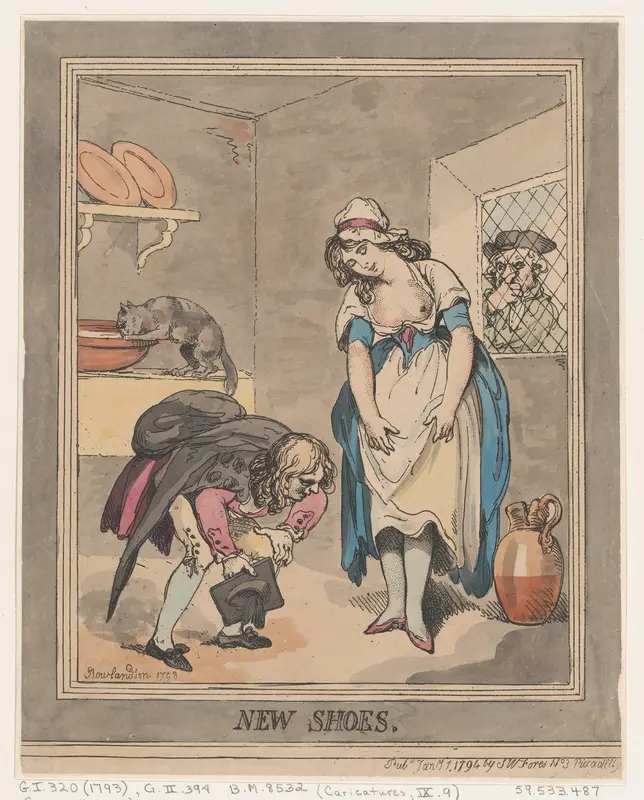 New Shoes Wall Art by Thomas Rowlandson - High-Resolution Digital Print