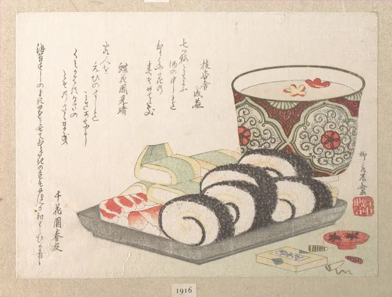 New Year’s Sake and Sushi