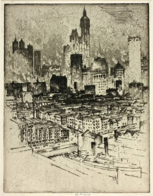 New York, from Brooklyn Bridge