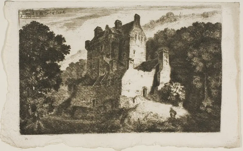 Newark Castle Wall Art by John Clerk of Eldin - High-Resolution Digital Print