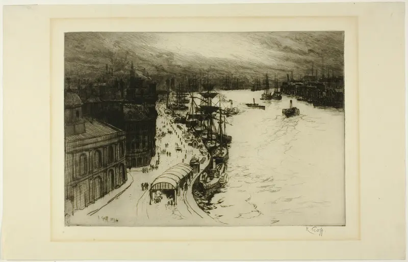 Newcastle on the Tyne Wall Art by Robert C. Goff - High-Resolution Digital Print