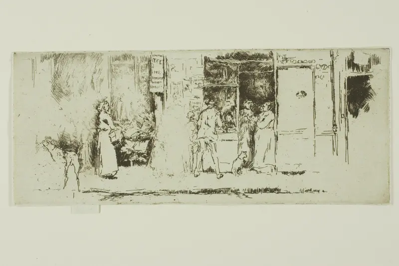 Newspaper-Stall, Rue de Seine