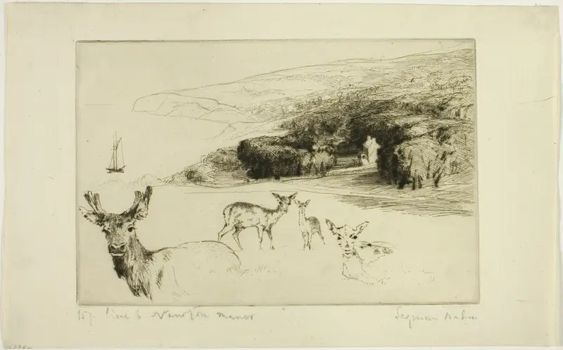 Newton Manor Wall Art by Francis Seymour Haden - High-Resolution Digital Print