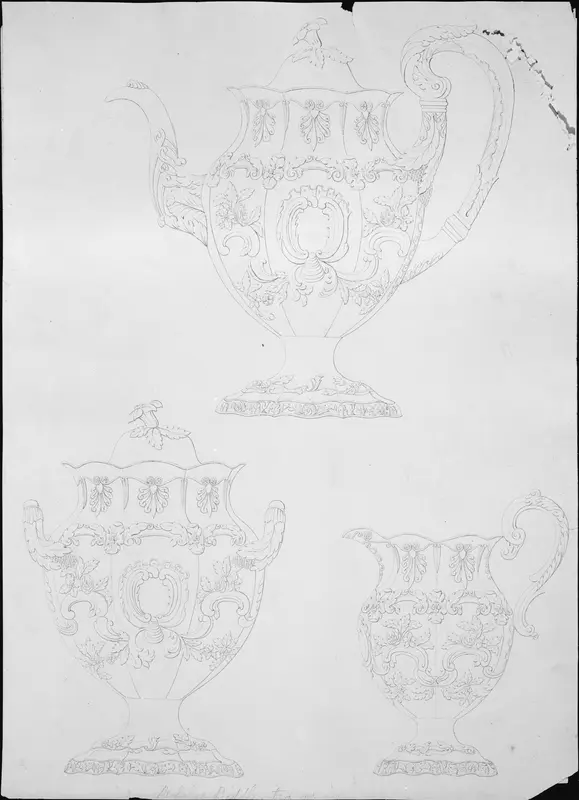 Nicholas Biddle tea service Wall Art by Thomas Fletcher - High-Resolution Digital Print