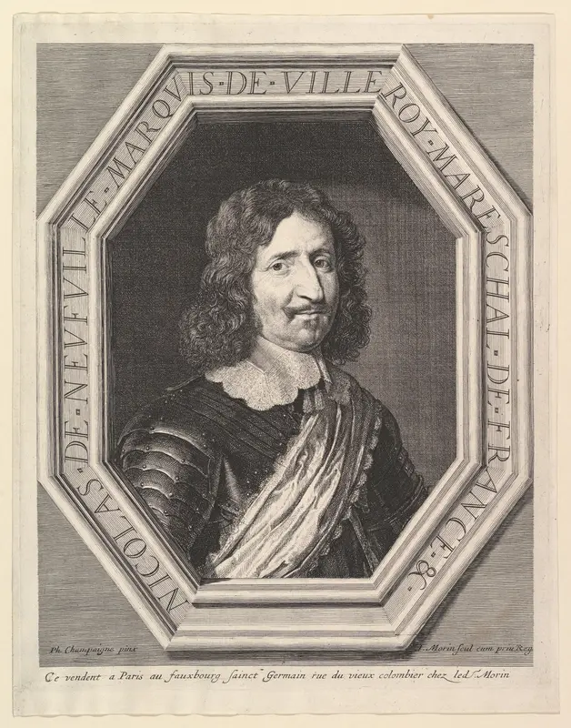 Nicolas de Neuville, marquis de Villeroy Wall Art by Jean Morin - High-Resolution Digital Print