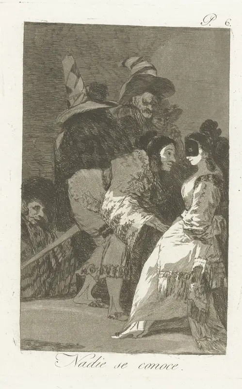 Niemand kent zichzelf Wall Art by Francisco de Goya - High-Resolution Digital Print