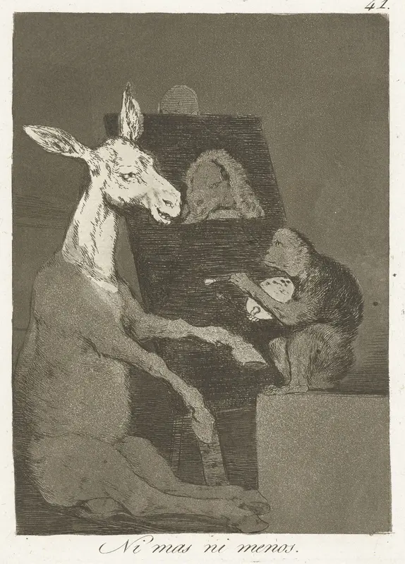 Niet meer en niet minder Wall Art by Francisco de Goya - High-Resolution Digital Print