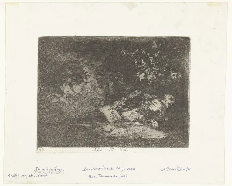 Niets, het zal blijken Wall Art by Francisco de Goya - High-Resolution Digital Print
