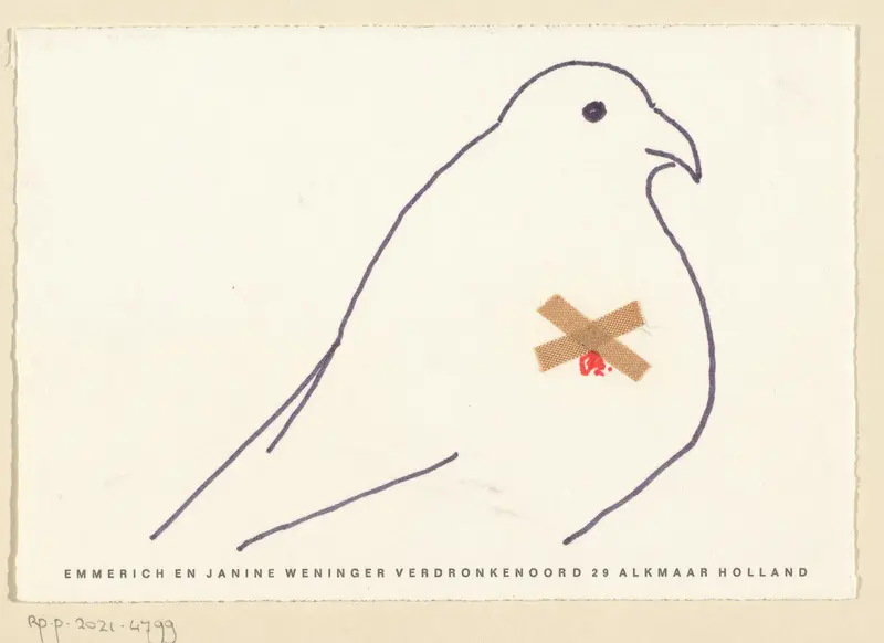 Nieuwjaarswens voor 1973 van Emmerich en Janine Weninger Wall Art by Unknown - High-Resolution Digital Print