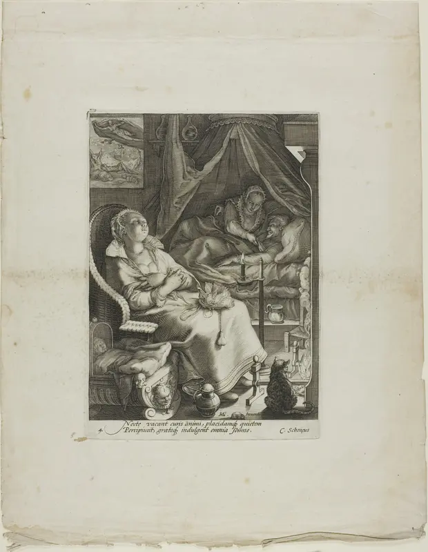 Night, plate four from Four Times of Day