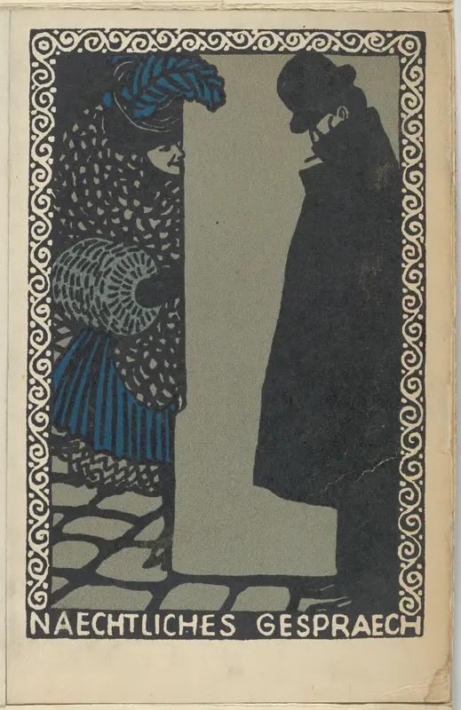 Nightly Conversations (Naechtliches Gespraech) Wall Art by Moriz Jung - High-Resolution Digital Print