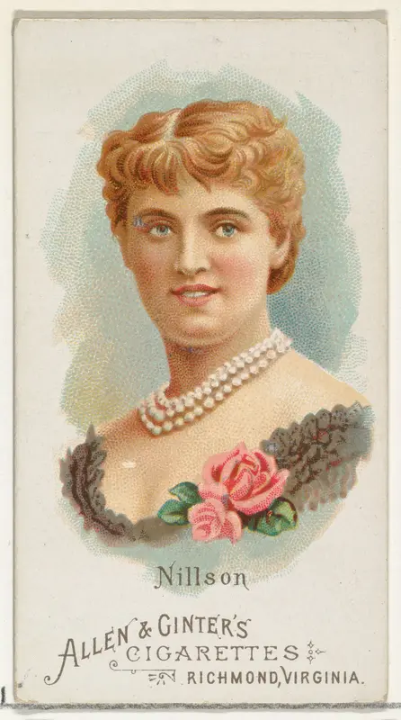 Nillson, from World's Beauties, Series 1 (N26) for Allen & Ginter Cigarettes Wall Art by Allen & Ginter - High-Resolution Digital Print