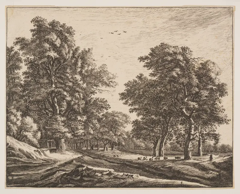 No. 4, from Six Views in the Wood of The Hague Wall Art by Roelant Roghman - High-Resolution Digital Print