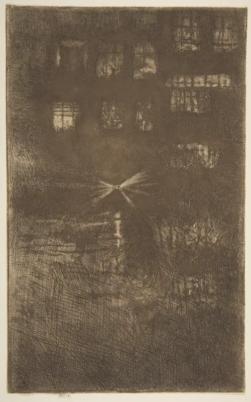 Nocturne: Dance House Wall Art by James McNeill Whistler - High-Resolution Digital Print