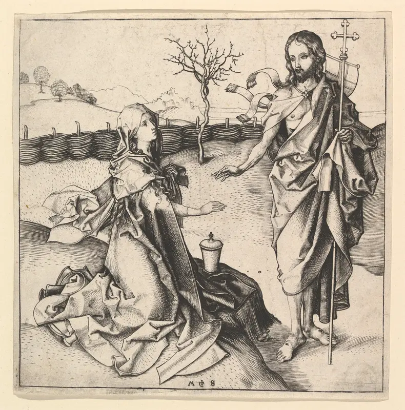 Noli me Tangere Wall Art by Martin Schongauer - High-Resolution Digital Print