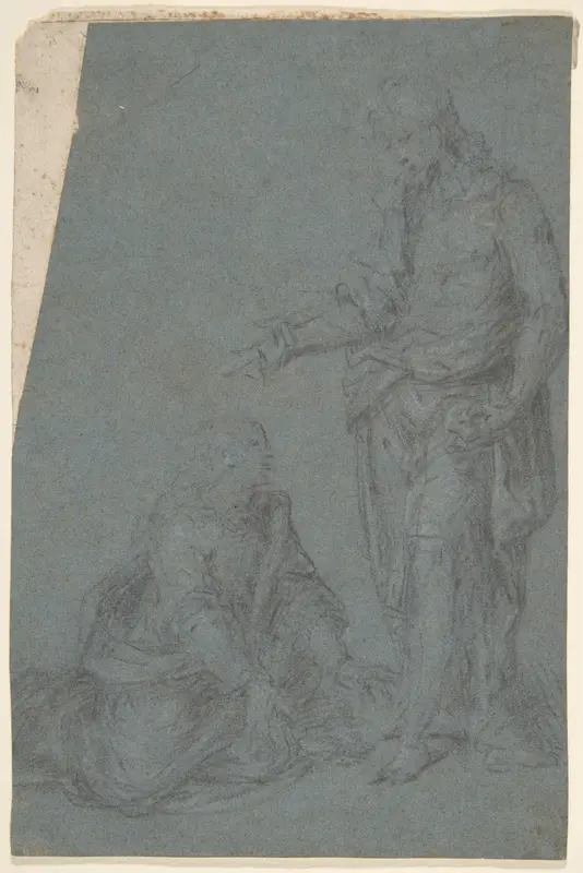 Noli me tangere Wall Art by Anonymous, Italian, Florentine, 16th century - High-Resolution Digital Print