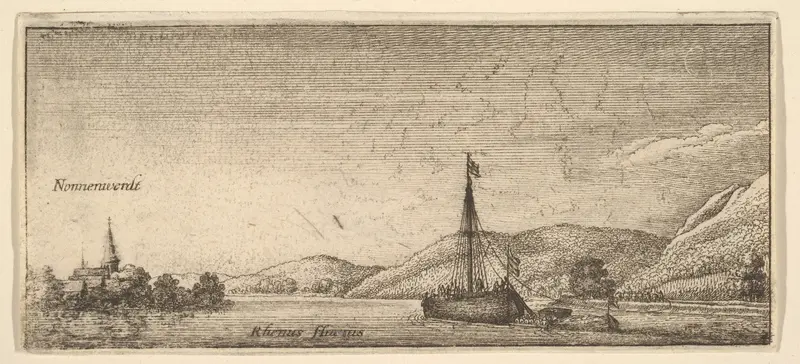 Nonnenwerdt, from "German Views" Wall Art by Wenceslaus Hollar - High-Resolution Digital Print