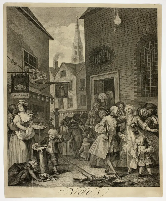 Noon, Plate Two from The Four Times of Day