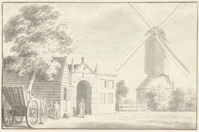 Noordeinder Poort te Monnickendam Wall Art by Cornelis Pronk - High-Resolution Digital Print