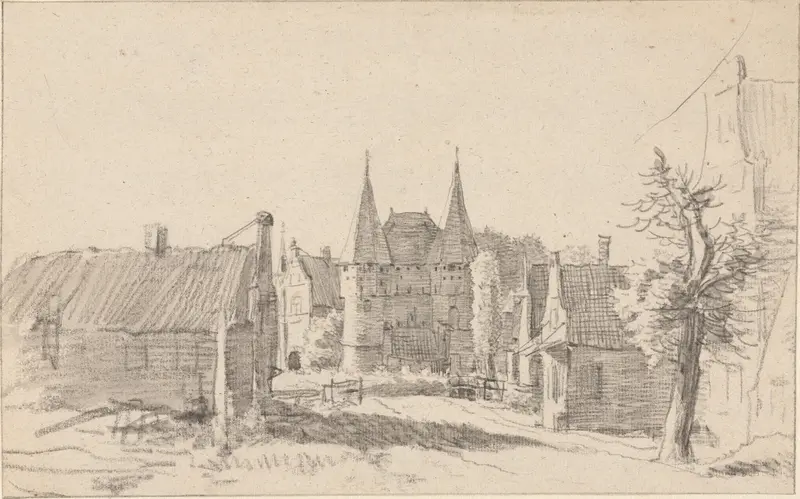Noordpoort te Hoorn Wall Art by Unknown - High-Resolution Digital Print