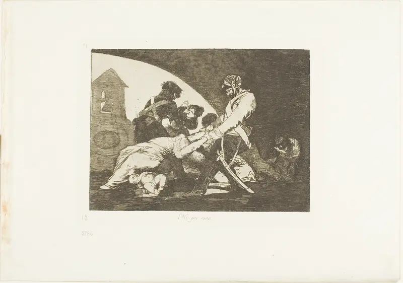 Nor do these, plate eleven from The Disasters of War