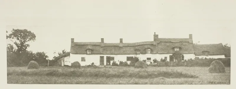 Norfolk Cottages Wall Art by Peter Henry Emerson - High-Resolution Digital Print
