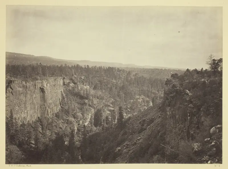 North Fork Cañon, Sierra Blanca Creek, Arizona
