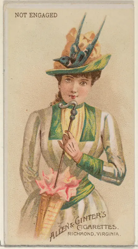 Not Engaged, from the Parasol Drills series (N18) for Allen & Ginter Cigarettes Brands Wall Art by Allen & Ginter - High-Resolution Digital Print
