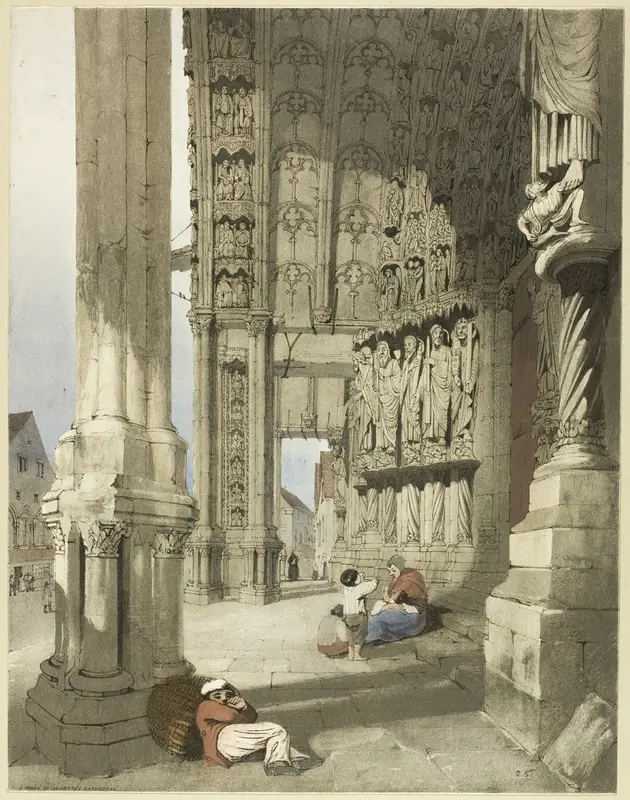 Notre Dame, Chartres Wall Art by Thomas Shotter Boys - High-Resolution Digital Print