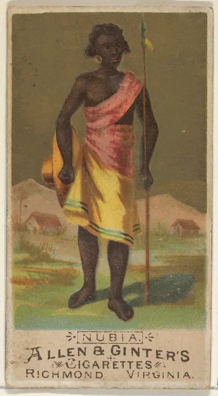 Nubia, from the Natives in Costume series (N16) for Allen & Ginter Cigarettes Brands Wall Art by Allen & Ginter - High-Resolution Digital Print
