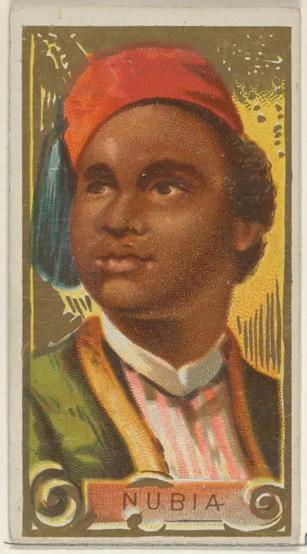 Nubia, from the Types of All Nations series (N24) for Allen & Ginter Cigarettes Wall Art by Allen & Ginter - High-Resolution Digital Print