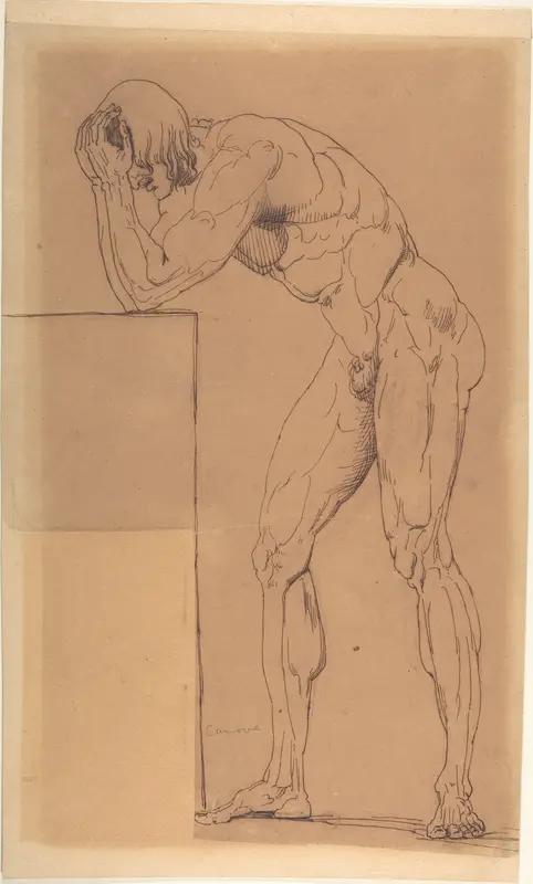 Nude Study Wall Art by Anonymous, Italian, early 19th century - High-Resolution Digital Print