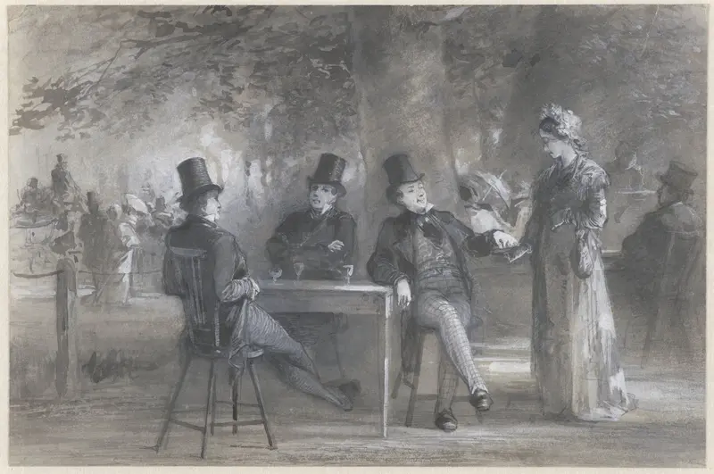 Nurks in de Haarlemmerhout Wall Art by Ferdinand Carl Sierich - High-Resolution Digital Print