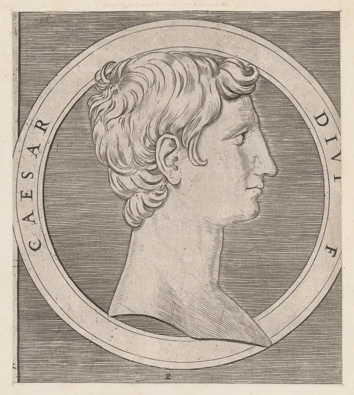 Octavian (Augustus), from The Twelve Caesars, from "Speculum Romanae Magnificentiae"