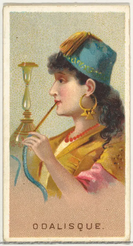 Odalisque, from World's Smokers series (N33) for Allen & Ginter Cigarettes Wall Art by Allen & Ginter - High-Resolution Digital Print