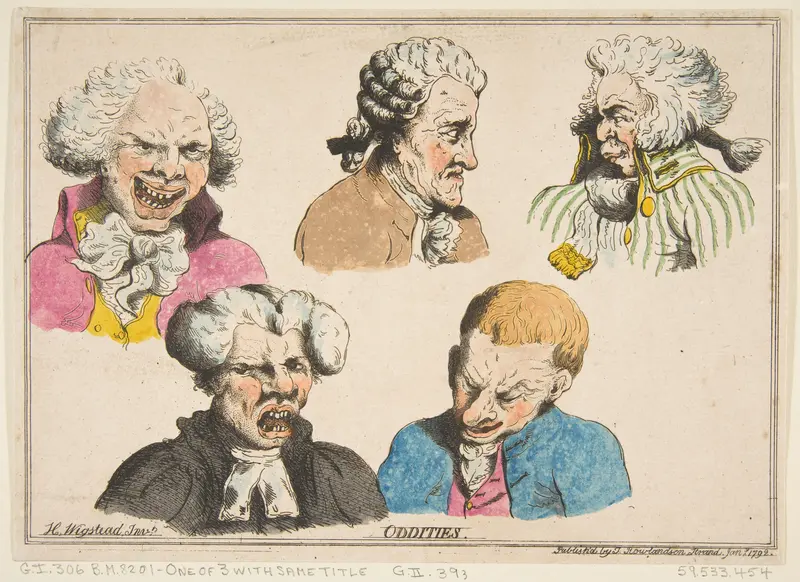 Oddities Wall Art by Thomas Rowlandson - High-Resolution Digital Print