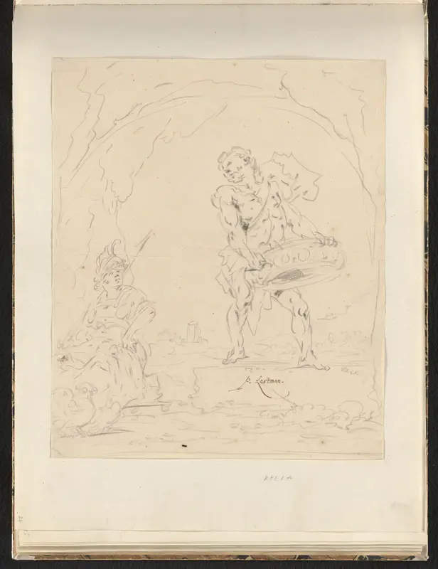 Odysseus en Minerva Wall Art by Unknown - High-Resolution Digital Print