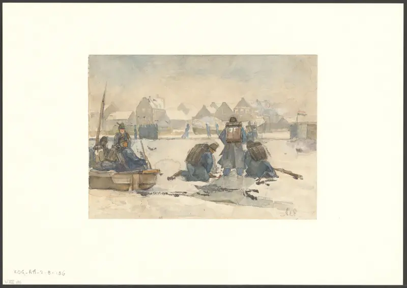 Oefening van het 7e regiment bij de Buiten-Amstel Wall Art by Unknown - High-Resolution Digital Print
