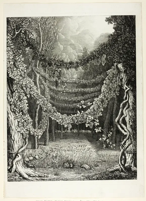 Oenotria Telus, An Idealized Woodland Scene Near Naples Wall Art by Johann Heinrich Tischbein, II - High-Resolution Digital Print