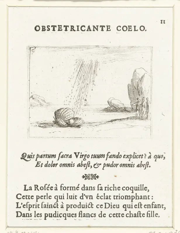 Oester op een strand Wall Art by Jacques Callot - High-Resolution Digital Print