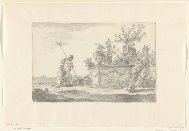 Offerande aan de schilderkunst Wall Art by Jan van Goyen - High-Resolution Digital Print