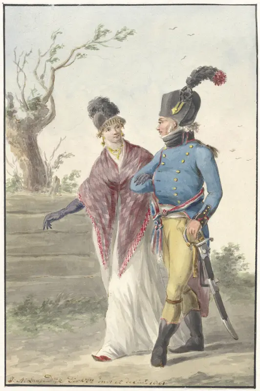 Officier der Genie , 1801 Wall Art by Unknown - High-Resolution Digital Print